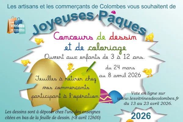 Concours de dessin Pâques 2026