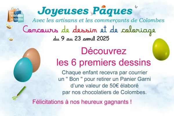 Concours de dessins Pâques 2025